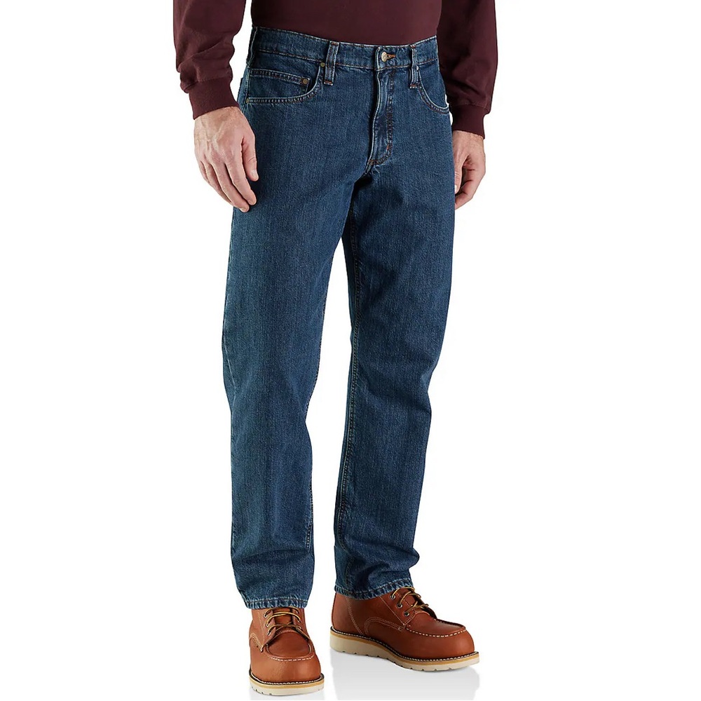 Carhartt Straight Leg Jean Flannel Lined Relax Fit 36x30